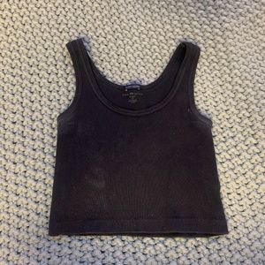 Black tank top